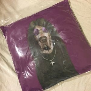 Ozzy Osbourne Cartoon Dog Indoor Throw Pillow